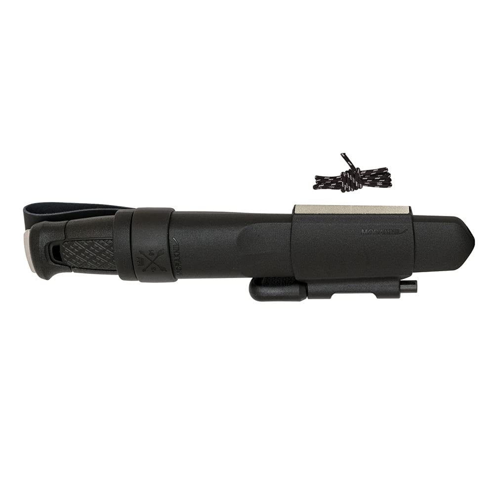 Morakniv Garberg Sandvik Stainless Steel Full-Tang Fixed-Blade Survival Knife with Sheath and Fire Starter, 4.3 Inch