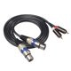 thumbnail image 3 of Cable Conexión Señal Audio Doble XLR A RCA Cobre 1 5 M Y 4 9 Pies, 3 of 9