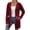 Red, variant on Womens Zip up Long Hoodie - Lightweight Soft Fleece Front Zipper Hooded Jackets with Side Pockets Tie Waist Loose Casual Long Sleeve Winter Coats Red XL
