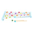thumbnail image 1 of Xilófono de percusión, instrumento Musical con mazos, xilófono para niños, juguete Musical para jugadores, banda para principiantes, regalo de , Azul Azul 415x17cm, 1 of 9