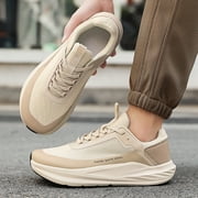 Mens wide toe box shoes - cushioned road running shoes, anti slip mens wide foot walking sports shoes, anti slip mens wide foot walking sports shoes, comfortable sports and fitness couple sports s