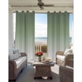 thumbnail image 4 of Blackout Curtains for Bedroom, Sage Green Room Darkening Window Drapes for Living Room, Farmhouse Sage Green Ombre Thermal Insulated Grommet Curtains, 52x90 inch, 2 Panels, 4 of 9