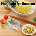 thumbnail image 3 of Banome Pineapple Eye Remover & Strawberry Stem Cutter Tool with Peeler, Stainless Steel Comfortable Grip Kitchen Tool for Quick Fruit Preparation (3PC), 3 of 8