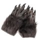 thumbnail image 4 of FELTECHELECTR 1 par de guantes de látex con forma de garra de lobo para Halloween, accesorios de cosplay, bromas, fiestas de disfraces (gris), 4 of 7