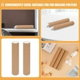 thumbnail image 4 of Raindrops 2Pcs Sturdy Khaki Paper Poster Tubes for Document Storage and Safe Artwork Shipping, 4 of 8