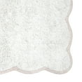 thumbnail image 2 of VCNY Home Scallop Solid Color White Cotton Bath Rug, 17' x 24", 2 of 5