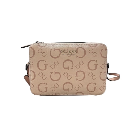 Bolsa Crossbody Guess Con Letras Rosas