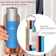 thumbnail image 5 of 17 Oz 304 Stainless Steel Water Bottles, Double Wall Vacuum Insulated Water Bottle, Metal Sport Water Bottles for Outdoor, Gold, 5 of 9