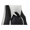 thumbnail image 4 of OFM Essentials Collection High-Back Racing Style Bonded Leather Gaming Chair, in White, 4 of 5