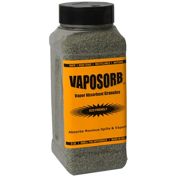 VAPORSORB Eco Fume Eliminator: 50 lb. Granules Rids Chemical, Solvent & Gasoline Vapors