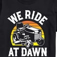 thumbnail image 3 of Instant Message - We Ride At Dawn Mower - Men's Short Sleeve Graphic T-Shirt, 3 of 6
