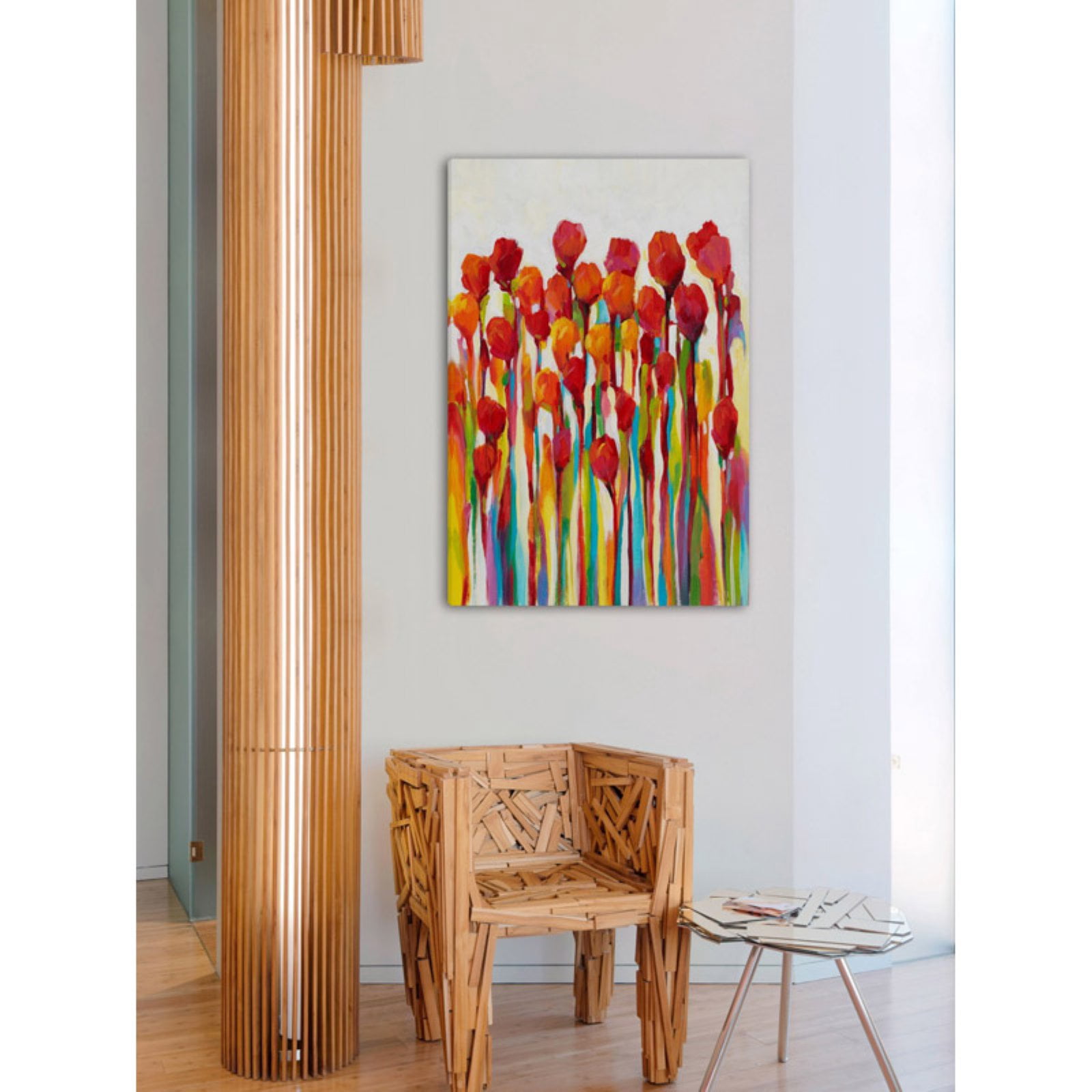 Marmont Hill Bursting with Color I Painting Print on Wrapped Canvas