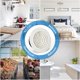 thumbnail image 3 of Round Adjustable Wall Interior Vent ABS Ventilation Grille Vent Cover 75mm/100mm/125mm/150mm/200mm For Bathrooms, Offices, 3 of 11