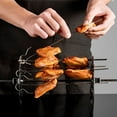 thumbnail image 3 of YOPTOP Barbecue Rôtissoire en Métal d'Acier Brochettes de Rôtissoire Cage à Aiguilles Four Fabricant de Kebab Gril, 3 of 11