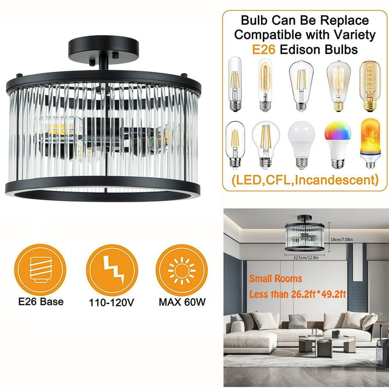 Replacement Glass Shades For Flush Mount Ceiling Lights Shelly Lighting