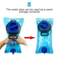 thumbnail image 4 of With Insulated Tube And Auto Shut-Off Valve Bag Backpacks Blue Folding 1Pcs Durable 2L Hydration Pack Replacement, 4 of 5