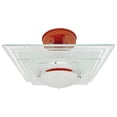 thumbnail image 1 of Lampara De Techo Luz Ideal, Plafón Satélite Cuadrado Madera., 1 of 5
