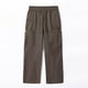 thumbnail image 4 of Ceisia Men's Gift Loose Straight-leg Minimalist Cargo Pants Mid-Rise Elastic Waist Snap Button Patchwork Stitching Pants, 4 of 8