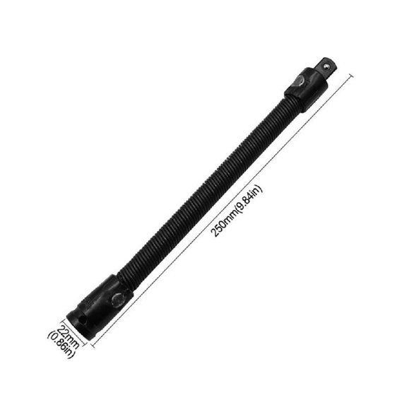 1/2 Flexible Shaft Extension Bar Extender Torque Socket Ratchet Spanner Electric Wrench Connecting Rod Hand Tools