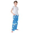 thumbnail image 3 of FORMRS Boys Pajama Pants with Pockets Size 13-14Y Kids Lounge Sleep Bottoms, Blue Bears, 3 of 8