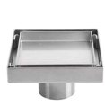 thumbnail image 1 of Invisible floor drain 304 stainless steel thickened deodorant floor drain square 1010cm.., 1 of 5