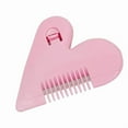 thumbnail image 6 of Hair Cutting Comb With Blade Bangs Hair Trimmer Pubic Hair Remover for Razor Trimming Tools Heart Shape Thinning Hair Cu, 6 of 11
