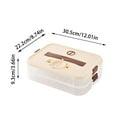 thumbnail image 2 of Food Storage Container with Rotating Timer Handles for Kitchen Refrigerator Organization Airtight Sealing Lid Durable Easy to Clean, 2 of 8