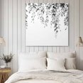 thumbnail image 5 of Wall Art Prints, Grey Eucalyptus Framed Canvas Prints for Bedroom Living Room Bathroom Office, Weeping Botanical Leaf Watercolor Gallery Wrap Wall Art Poster for Gifts Home Decor 28"x28", 5 of 9
