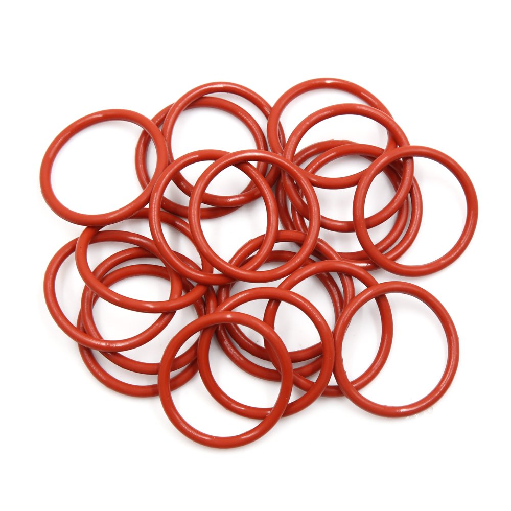 20pcs Brown Car Silicone Rubber ORing VMQ Seal Gasket Washer 36mm x 3