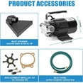 thumbnail image 2 of Water Transfer Pump 115V 1/10HP with 6ft Hoses for Pool, Aquarium, Hot Tub Drainage, 2 of 5