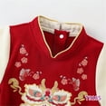 thumbnail image 4 of Baby Girl Boy Romper Long Sleeve Cute Chinese New Year Outfit Girl Clothes Spring Toddler Girls Romper 6-12 Months, 4 of 8