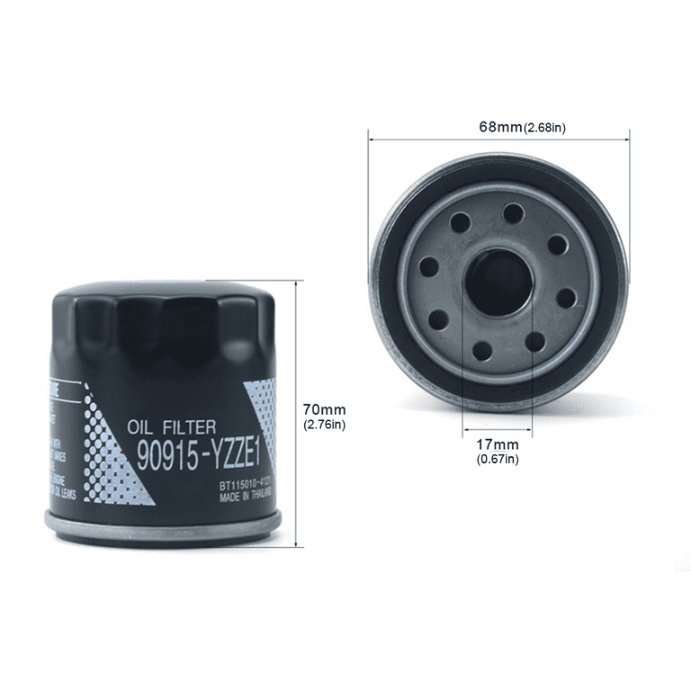 2PCS Oil Filter 90915-YZZE1 Automotive Replacement Car Fuel