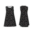 thumbnail image 7 of Wukai Cool Skull Love Print Women's Sleeveless Dress, Loose Fit Casual Dress for Women, Comfortable Sleeveless Summer Dress, 7 of 7