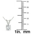 thumbnail image 4 of SZUL Women's 14K White Gold 1 Carat TW Diamond Pendant and Earring Matching Set (J-K-L Color, I2-I3 Clarity), 4 of 6