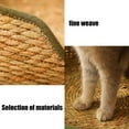 thumbnail image 4 of Up to 65 off!Yyuenw Straw Nest Pet Beds for Small Dogs Cat Natural Cat Bed Straw Nest Woven Pet House Handmade Braided Cattail Leaf with Soft Cushion 14 x 14 Inches, 4 of 5