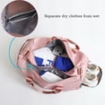 thumbnail image 3 of Magik Sports Gym Travel Duffel Bag Wet Pocket Shoes Compartment Swim Yoga Training, 3 of 8
