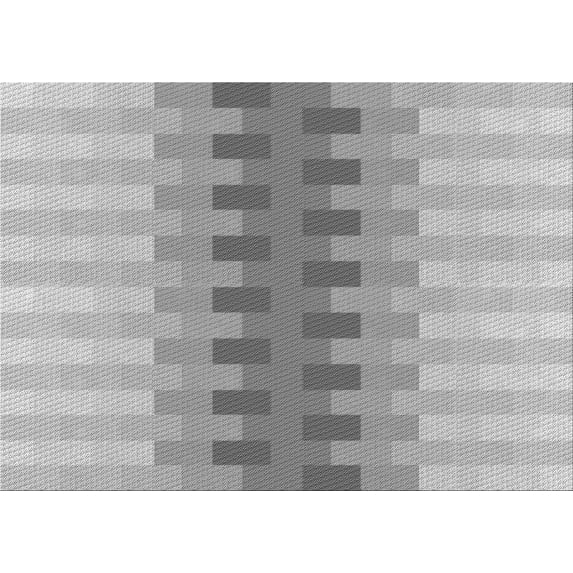 Ahgly Company Machine Washable Indoor Rectangle Transitional Gray Area Rugs, 4' x 6'