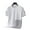 White-04, variant on Ultrave Mens Shirts Short Sleeve Gradient Color Baggy Ice Silk Tee Fashion Summer Tops,Black,L