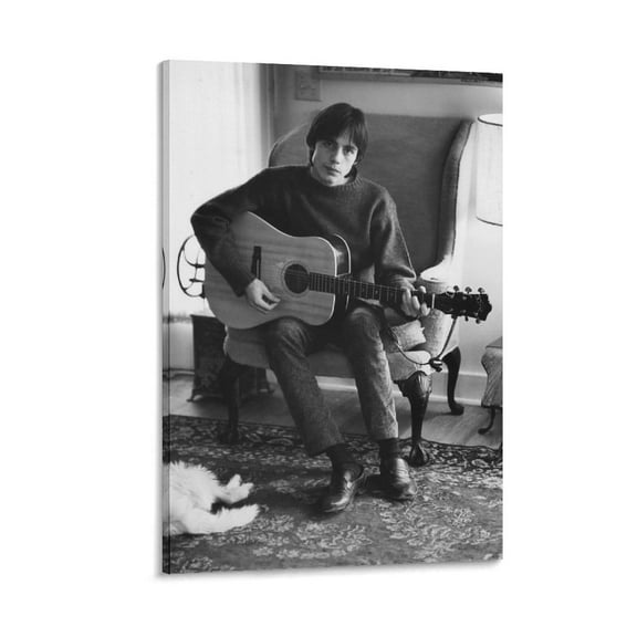 Jackson Browne Poster Classic Vintage Rock Posters Rock Music Retro Style Poster Poster Decorative Painting Canvas Wall Art Living Room Posters Bedroom Painting