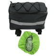 thumbnail image 2 of Bike Rack Bag, Waterproof Reflective Large Capacity Bike Back Rack Carrier Rear Bike Bag with Rainproof Cover for Outdoor Cycling, 2 of 7