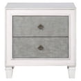 thumbnail image 6 of Acme Furniture ACME Katia Nightstand, Rustic Gray & White Finish, 6 of 7