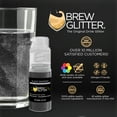 thumbnail image 3 of Brew Glitter - Black Shimmer Edible Drink Glitter - Bold Sparkle, Beverage-Safe, 25g Spray Pump, 3 of 7