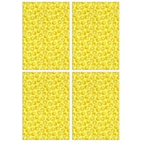 Set of 4 Fruit Kitchen Towels – Lemon Design Dish Towels 18x26, Soft Absorbent Tea Hand Towels for Kitchen Drying and Decoration