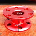 thumbnail image 3 of Lovoski Durable Aluminum Compact Finger Spool Dive Reel for Scuba Divers Red, 3 of 8