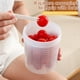 thumbnail image 4 of Xihbxyly Caja Portátil para Almacenar Frutas, con Tapa y Diseño Escurridor, Ideal para Conservar Frutas y Refrigerios Frescos, a Prueba de Fugas y Humedad, Fácil de Transportar, Ideal para El Refrige, 4 of 7