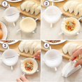 thumbnail image 4 of 3pieces/set Food Grade Plastic Moulds Ravioli Dough Press Pastry Dumpling Maker Mold In Different, 4 of 5