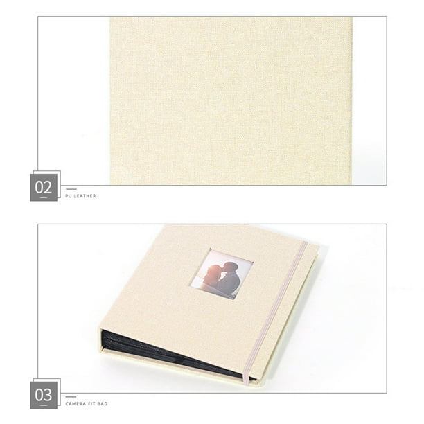 Álbum de 208 bolsillos Estuche para fotos Diseño de correa Álbum de fotos instantáneo para boleto de sello Tmvgtek Para estrenar