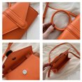 thumbnail image 2 of Bolso de mujer 2023, Bolso de mensajero, Bolso de mano de Color caramelo a la moda (naranja), 2 of 8