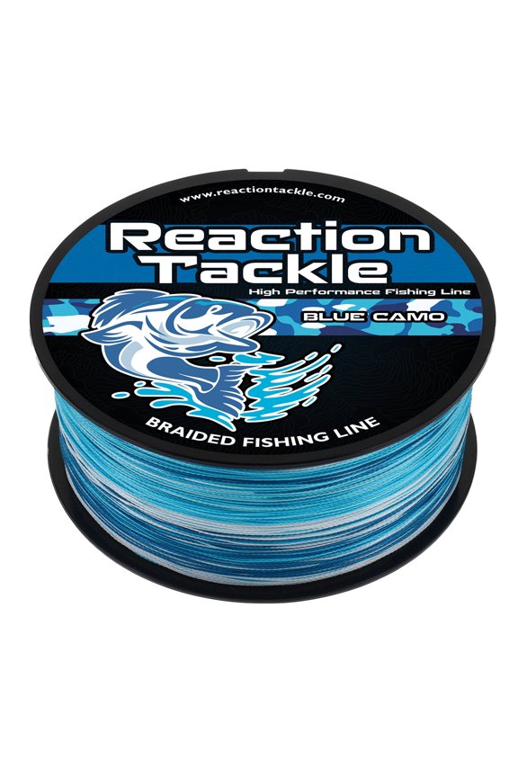 Braided Fishing Line - Pro Grade PE Braid, Super Strong, Abrasion-Resistant, Zero Stretch for Freshwater & Saltwater - Blue Camo - 10LB / 150yd