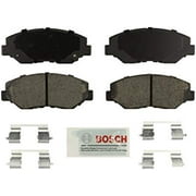 Bosch BE914H Blue Disc Brake Pad Set with Hardware for Select Acura ILX and Honda Accord, Civic, CR-V, Element, and Fit Vehicles - FRONT